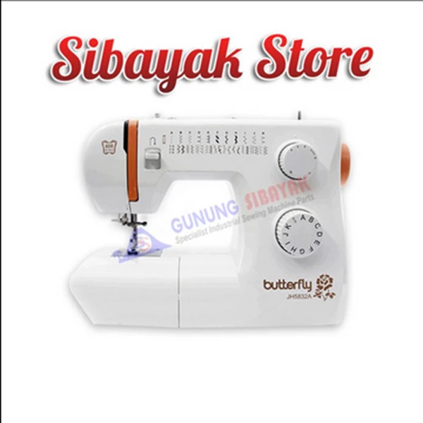 JH5832A Butterfly Butterfly Portable Sewing Machine