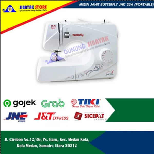 BUTTERFLY JHK 25A  Portable Sewing Machine