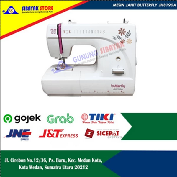 BUTTERFLY Portable Sewing Machine JH 8190 A / JH8190A