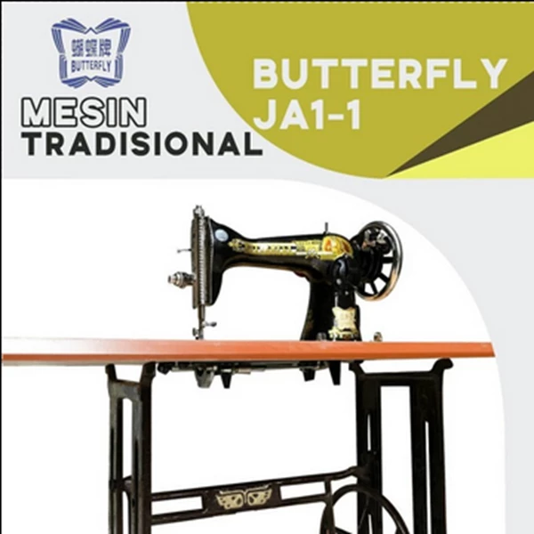 Mesin Jahit Butterfly  JA-1 Tradisional (FULL SET)